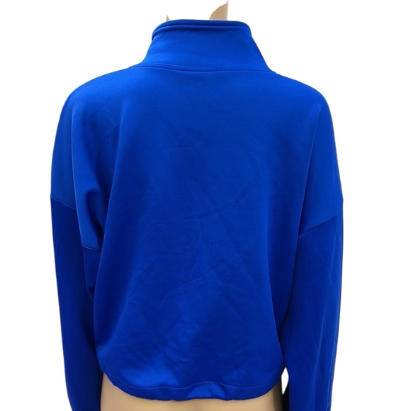 Sports Illustrated Blue Scuba Half Zip Up Popover Drawstring Waist Sweatshirt XL - Picture 5 of 11